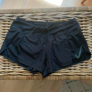 Nike Women's Dri-Fit Black Running Shorts, Small